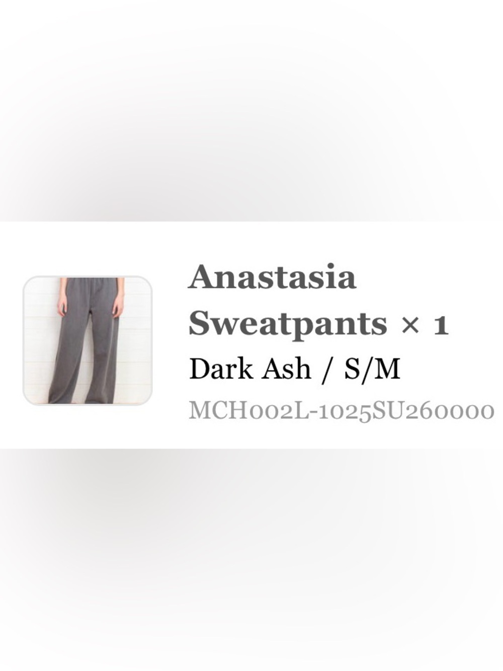 NWOT Brandy Melville Gray Wide-Leg Sweatpants - Picture 11 of 11